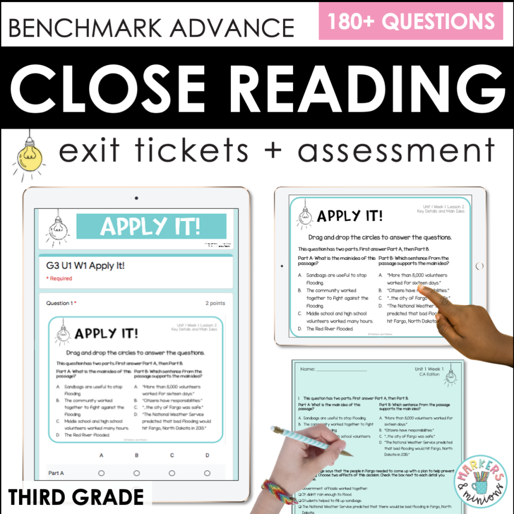 Benchmark Advance close reading