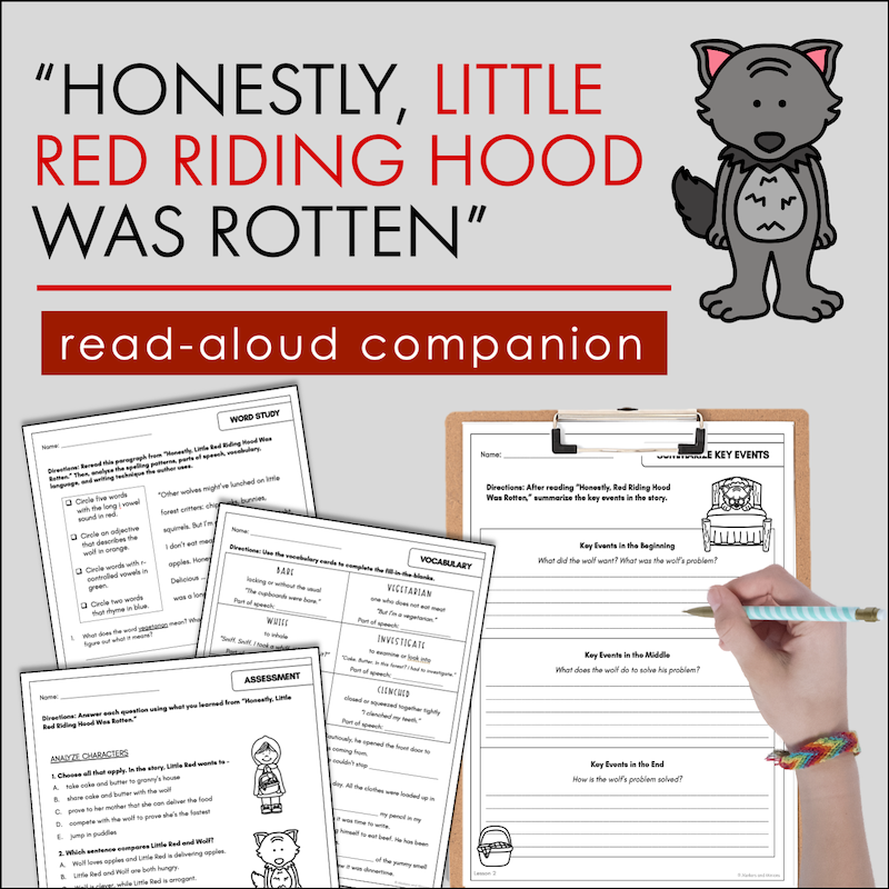 Honestly, Little Red Riding Hood Was Rotten | Fractured Fairy Tale Read-Aloud Companion